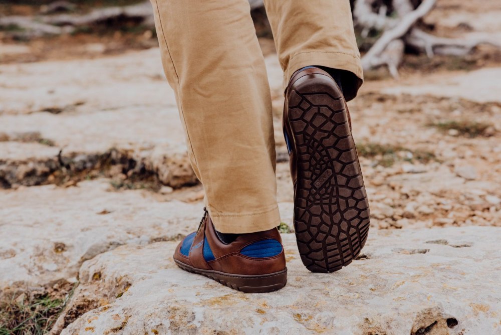 HIQE Low Brown Blue Waterproof